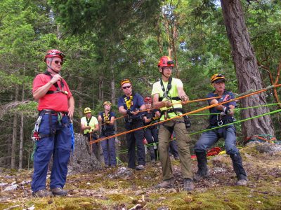 Salt Spring Search and Rescue Rope Rescue